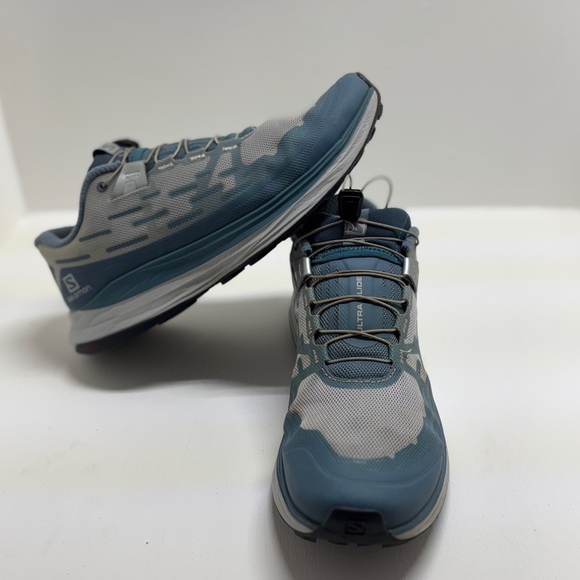 Salomon Ultra Glide Womens Hiking Trail Shoes Blue Grey Size 8.5 - Picture 3 of 6